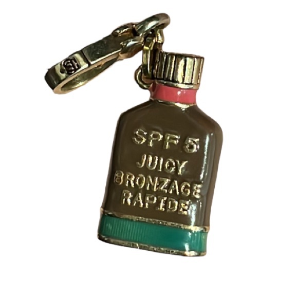 Juicy Couture Rare Vintage Suntan Lotion Charm - Picture 12 of 14